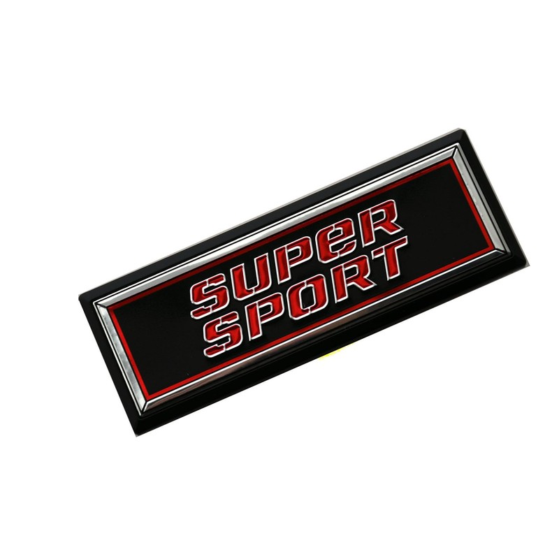 1pc New Super Sport Dash Emblem 3D Badge Replacement for