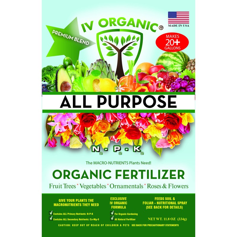 IV Organic All Purpose | Premium Blend Fertilizer (11.8 oz)