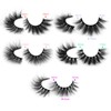 Pawotence False Eyelashes Wispy 18mm Natural 3D Mink Pack of