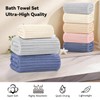 Tewloss Extra Large Bath Towel Set 10 Piece, XL Bath