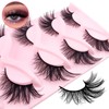 3D False Eyelashes, Cat's Eye, Natural Artificial Eyelash Extensions Set,