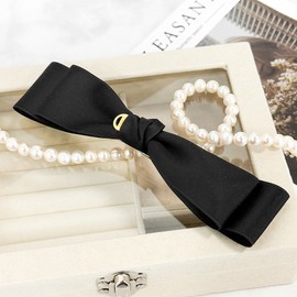 Burnaby Daily Black Ribbon Hairpin / 버나비 데일리 블랙 리본 헤어핀