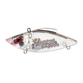 Bill Lewis Lifelike Vibrations Rat-L-Trap Mini-Trap 1/4 OZ Lipless Crankbait Fishing Wobble Sinking Lure, Transparent