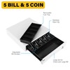 HK SYSTEMS 16inch Heavy Duty POS Cash Drawer with 5Bill/5Coin,