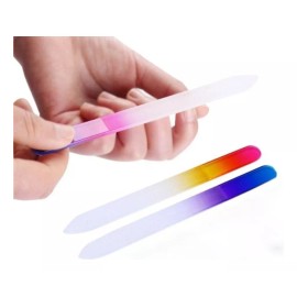 Luotivon Lima De Uñas De Cristal Para Manicure Profesional (2piezas)