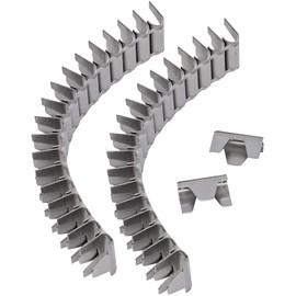 Huyfoig 60 Pack Sofa Spring Repair Kit, Upholstery Stay Wire Clips for Sofa,and Chair Spring Repair,Couch,Connectors to Attach Springing Wire to Springs