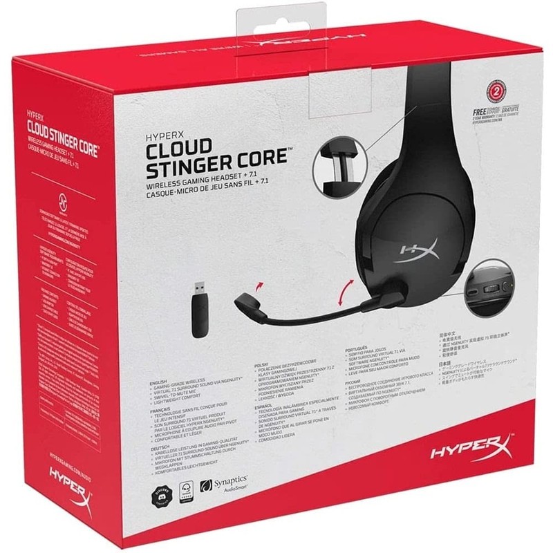HyperX Cloud Stinger Core –Wireless Lightweight Gaming Headset, DTS Headphone:X