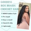 Liyate Boho Box Braids Crochet Hair for Women 18 Inch