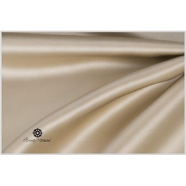 BEAUTY OF ORIENT - 25 Momme, 100% Pure Mulberry Silk Pillowcase for Hair and Skin, Natural Hypoallergenic Silk Pillow Case, Best for Beauty Body and Sleep (Standard - 20" x 26", Champagne)