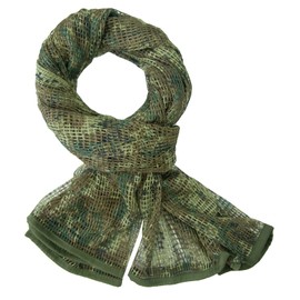 Tongcamo Camo Net Scarf for Sports Wargame Leisure and Other Outdoor Activities Camouflage Net Scarf Camouflage Scarf