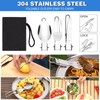 Camping Cookware Set, 14 Pieces, Aluminium Tableware, Camping Tableware, Outdoor