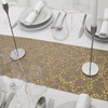 MODERNO Table Runner Table Decoration with Stars in Gold (28