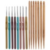 Crochet Set Sweater Needle Plastic Handle Fine Lace Knitting Carbonized