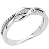 Size 3-13 Stainless Steel Braided Knot Wave Statement Anniversary Promise