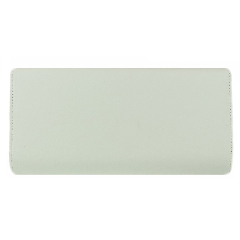 Girly Handbags Womens Envelope Clutch Bag (White)