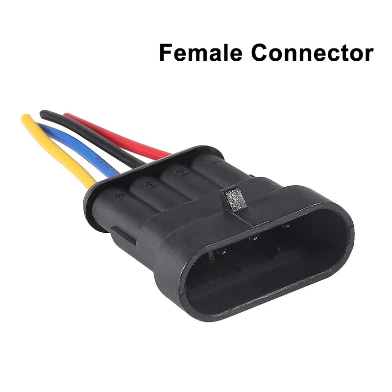 8Pair 4Pin Connector Waterproof Electrical 4 Pin Plug Auto Electrical