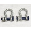 Safety Pin Bow Shackles X2-0.75 Ton