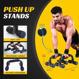 Parallel Push-Up Bars. Non-Slip Parallel Bar, Pull-Up Handle for Fitness, Yoga, CrossFit, Indoor and Outdoor Use.