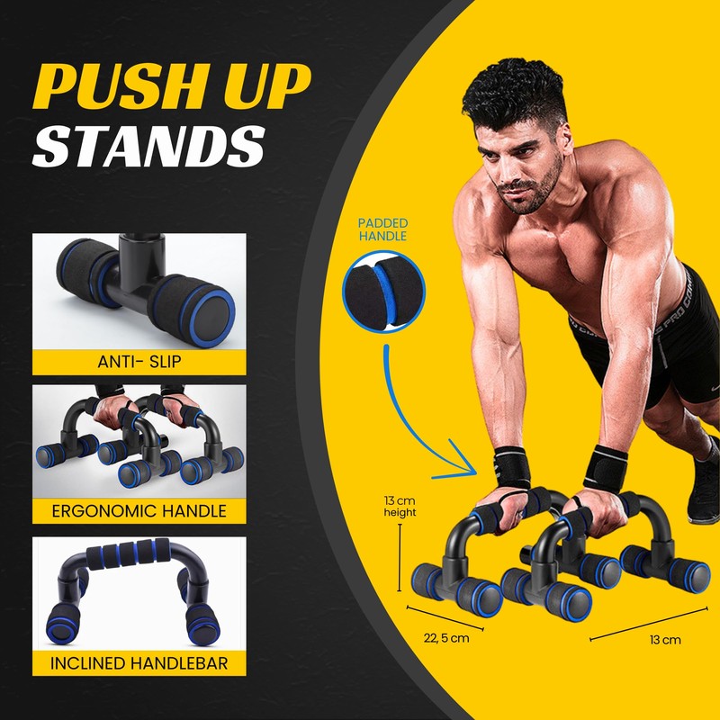 Parallel Push-Up Bars. Non-Slip Parallel Bar, Pull-Up Handle for Fitness,