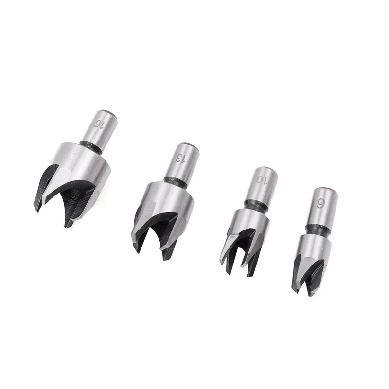 ZONADAH 8pcs in Set Wood Plug Cutters Roundwood Wood Plug