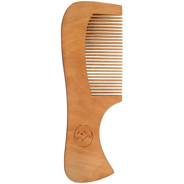 'Cute Sleepy Egg' Wooden Comb (HA00055353)