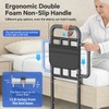 Bed Rails for Elderly Adults Safety with Non-Slip Handle，Adjustable Bed