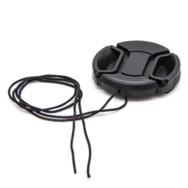 vhbw Lens Cap 37mm Compatible with Panasonic NV-GS14, NV-GS17, NV-GS27, NV-GS180, NV-GS230, HDC-SD10 Camera, DSLR - Plastic, Black