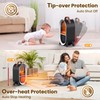 Riseon Small Space Heater for Indoor Use, 1500W/750W Portable Electric