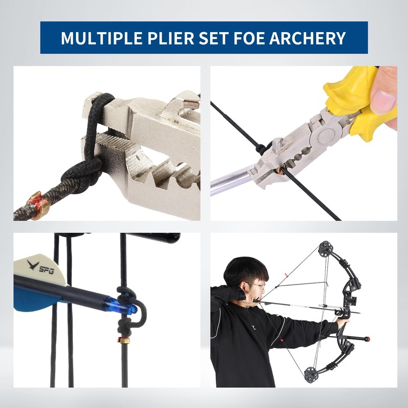 SPG Bow String Nock Point Pliers - D Loop Pliers