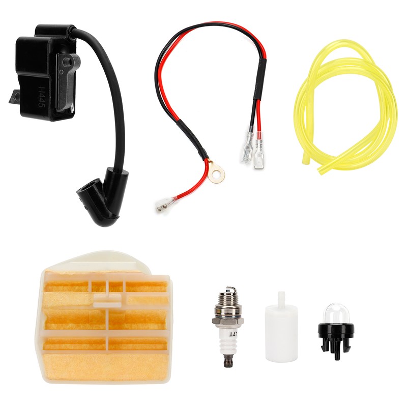 Gardening Chainsaw Ignition Coil Air Filter Kit Replacement Fit for