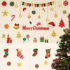 Condessacity Christmas Wall Sticker, Christmas Decoration, Sticker, Sticker, Diy, Hat,