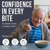 BUNMO Weighted Utensils for Hand Tremors - Elderly, Weak Hand