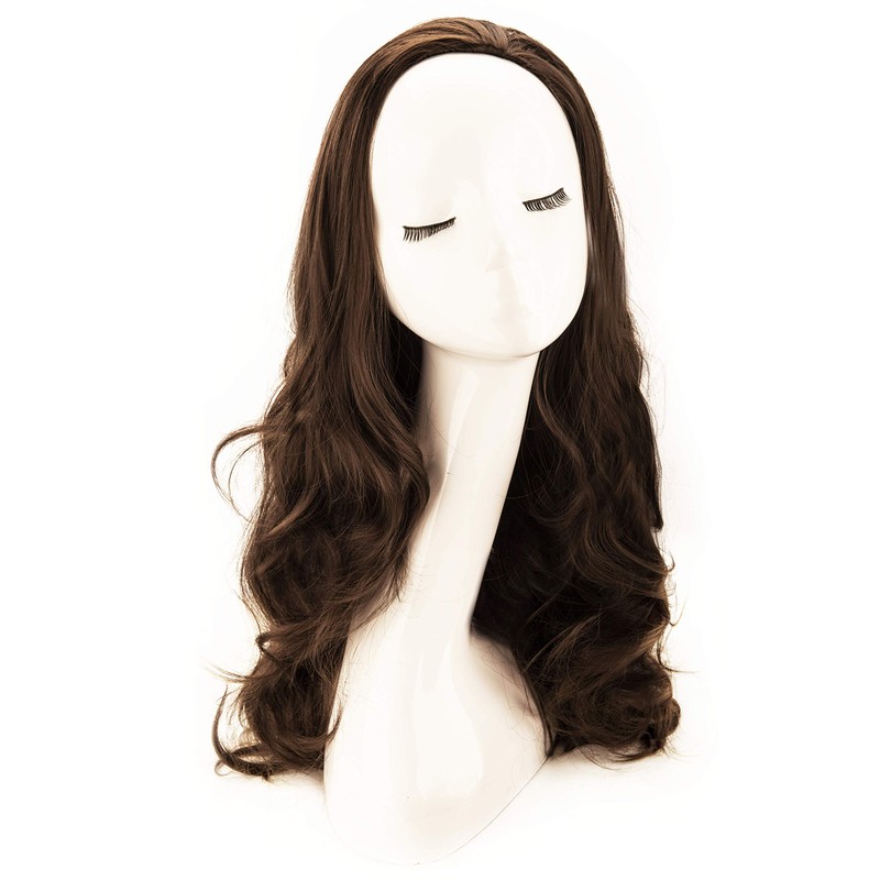 Bombshell Hair Extensions 3/4 Half Head Hair Piece 24 inches