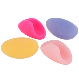 4Pcs Flute Thumb Rest Cushion Silicone Soft Non Toxic Finger Cover for Flutes Wind Instrument