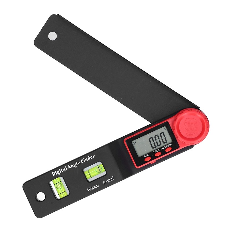 Digital Ruler Auto Shutdown Function LCD Display Engineering Plastics Digital