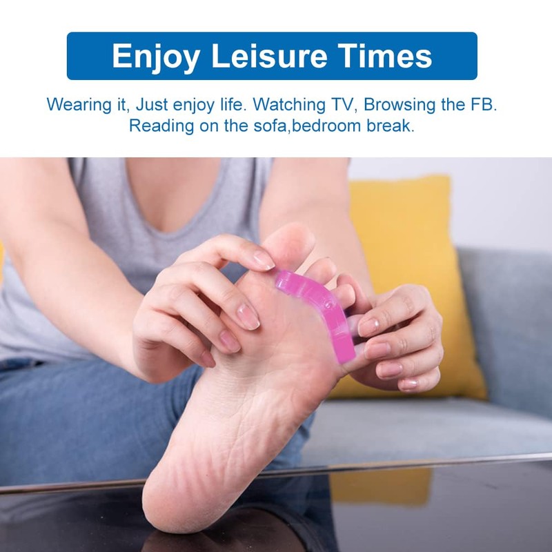 ZaxSota Pedicure Toe Separators for Bunion Relief & Nail Polish