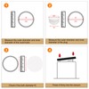 QUARKZMAN 20pcs Round Plastic Plugs Pipe End Caps 18mm (0.71")