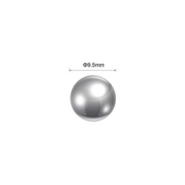 uxcell 10pcs 9.5mm 201 Stainless Steel Bearing Balls G200 Precision
