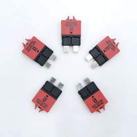 parts PTT Automotive ATC/ATO,Plug in Circuit Breakers T3, Manual-Reset Thermal (5pcs) (10A)