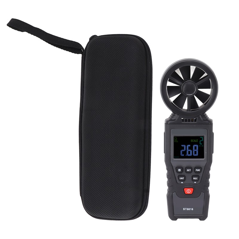 Handheld Anemometer LCD Display Strong Anti Interference Wind Speed Meter