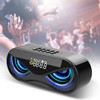 ABS Multifunction Alarm Clock Bluetooth Speaker Voice Prompt Call Function