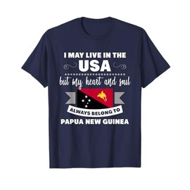 Guinean American Quotes Shirt Papua New Guinea Flag Gifts T-Shirt