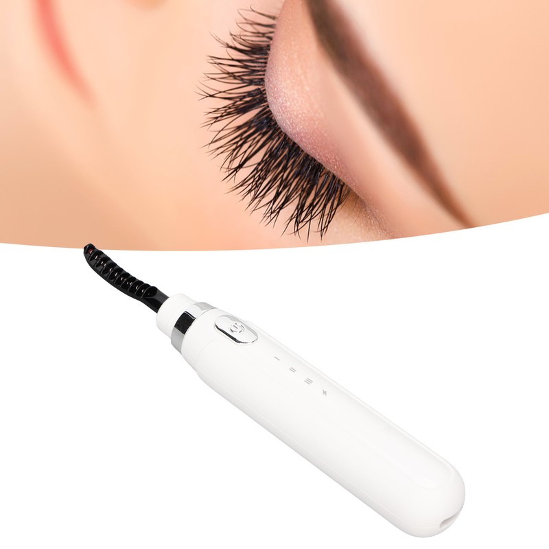Heated Eyelash Curler USB Rechargeable 3 Heating Modes Long Lasting