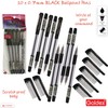 Goldex Kwiker Ball Pen BLACK 10 x 0.7mm Smooth Ballpoint