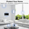 Home Security System, 4G/WiFi GSM SMS Wireless Home Alarm System