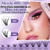 Kit De Extensiones De Pestañas 40d+50d Diy B&q Bq Lash
