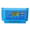 Solar Charge Controller PWM LCD Display Parameter Adjustable 2 USB