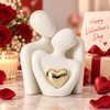 Romantic Couple Embrace Statue for Home Decor – Loving Figure