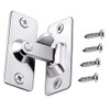 CQADSC Door Padlock Hasp 90 Degree Door Hasp Latch with