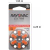 Rayovac 60 Rayovac Extra Advanced Size 13 Hearing Aid Batteries